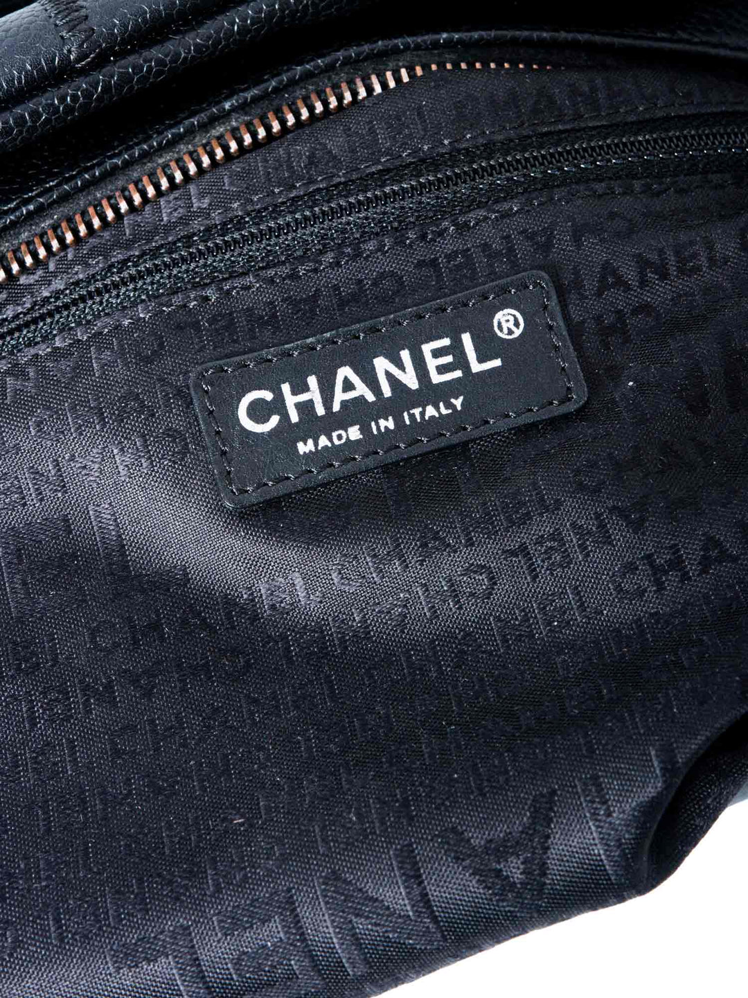 Top Quality Chanel Quilted Caviar Leather Top Handle Bag Black
