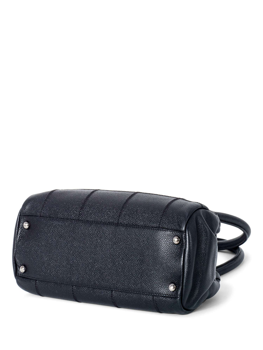 Top Quality Chanel Quilted Caviar Leather Top Handle Bag Black