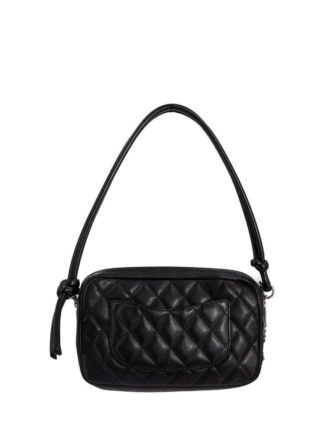 Top Quality Chanel Quilted Leather CC Cambon Shoulder Bag Black White
