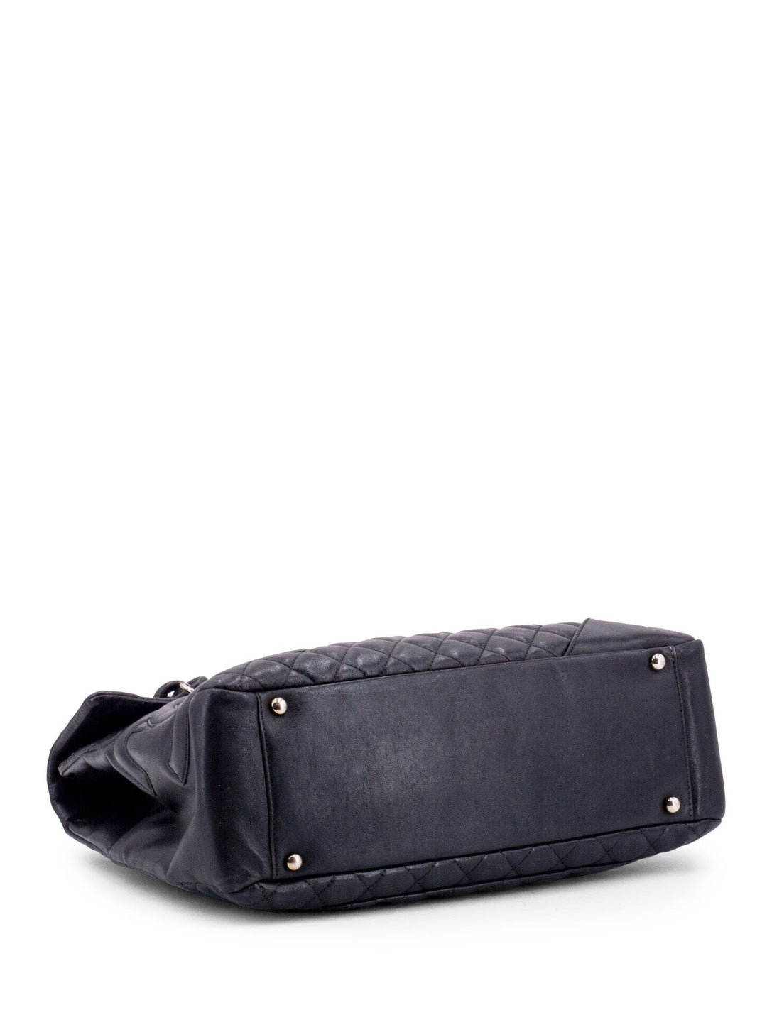 Top Quality Chanel Quilted Leather CC Flap Maxi Bag Black