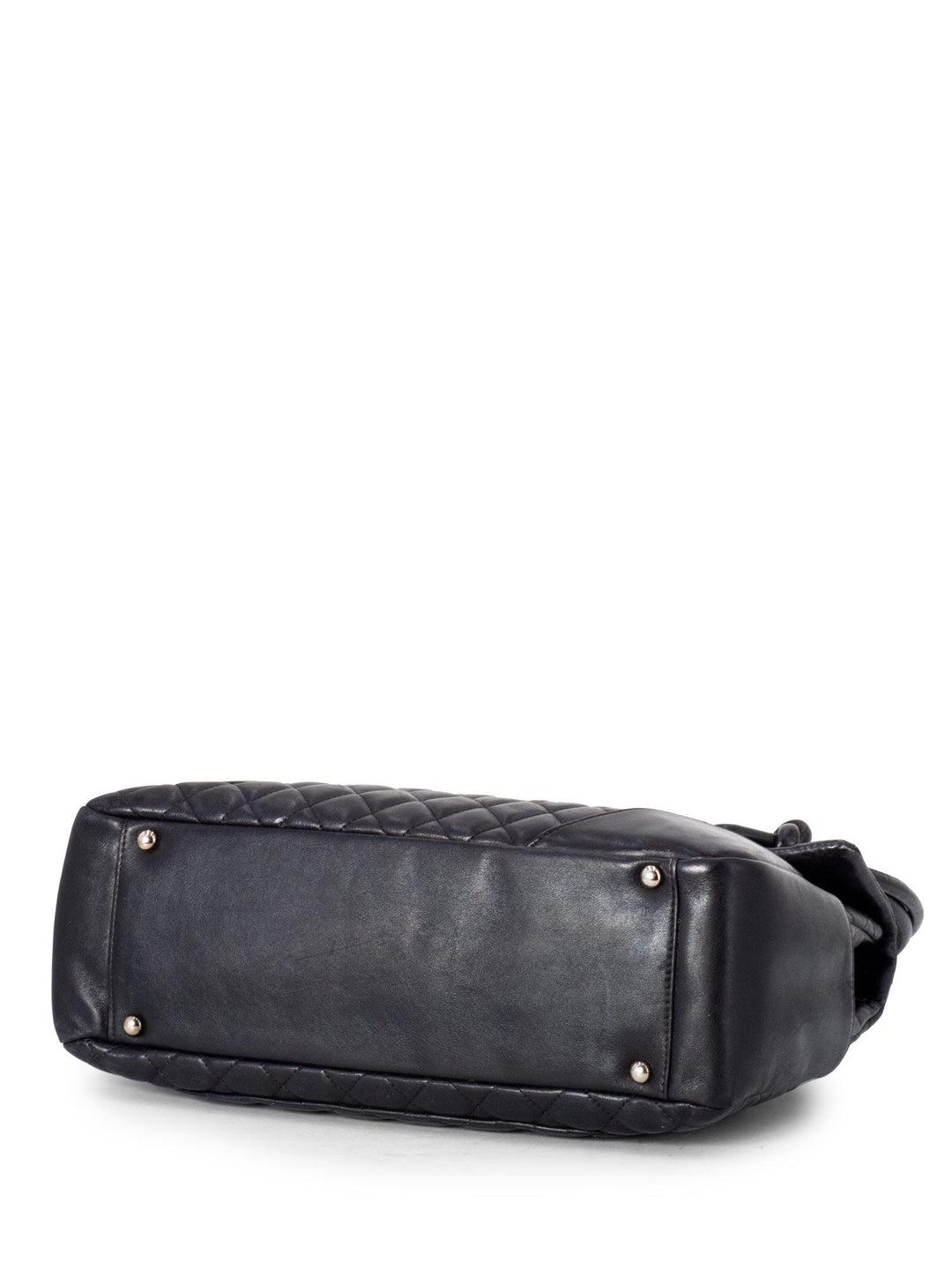Top Quality Chanel Quilted Leather CC Flap Maxi Bag Black