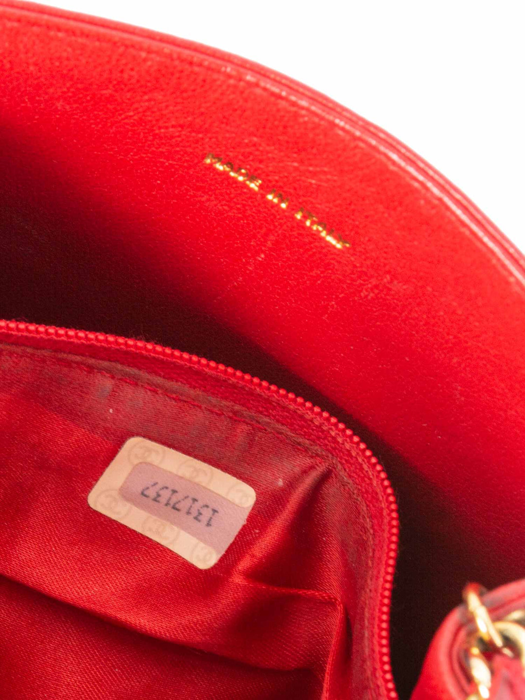Top Quality Chanel Quilted Leather CC Logo Flap Messenger Bag Red