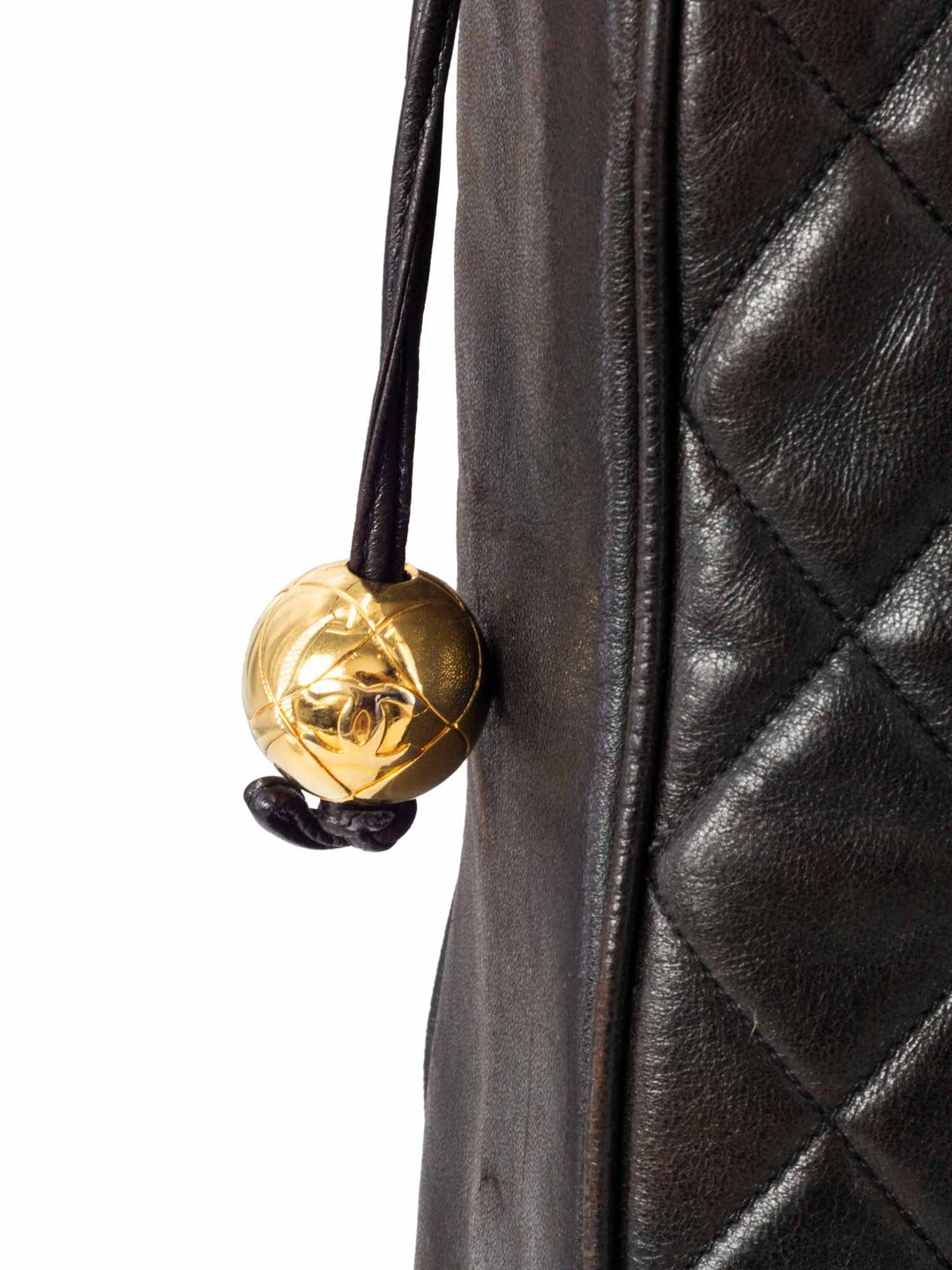 Top Quality Chanel Quilted Leather CC Logo Medallion Large Shopper Bag Brown