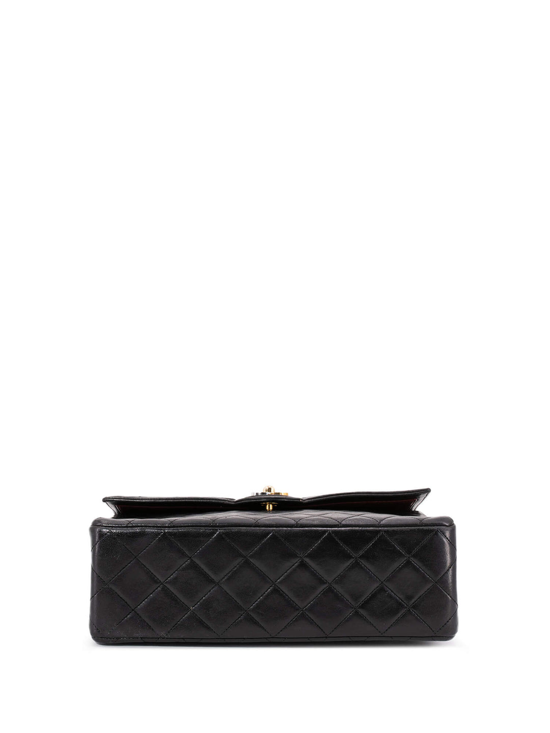 Top Quality Chanel Quilted Leather CC Logo Medium Flap Bag Black