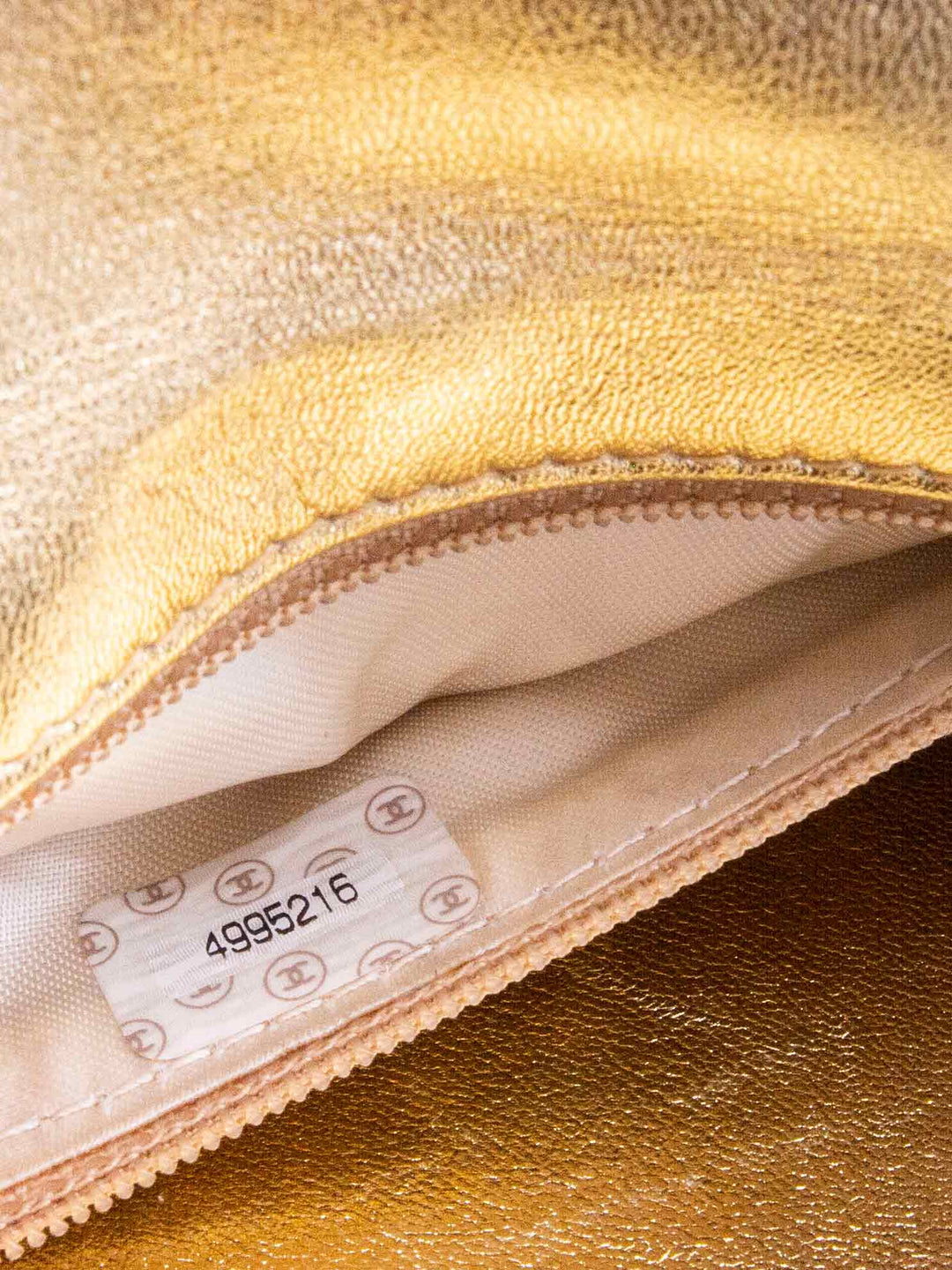 Top Quality Chanel Quilted Leather CC Mini Flap Messenger Bag Gold