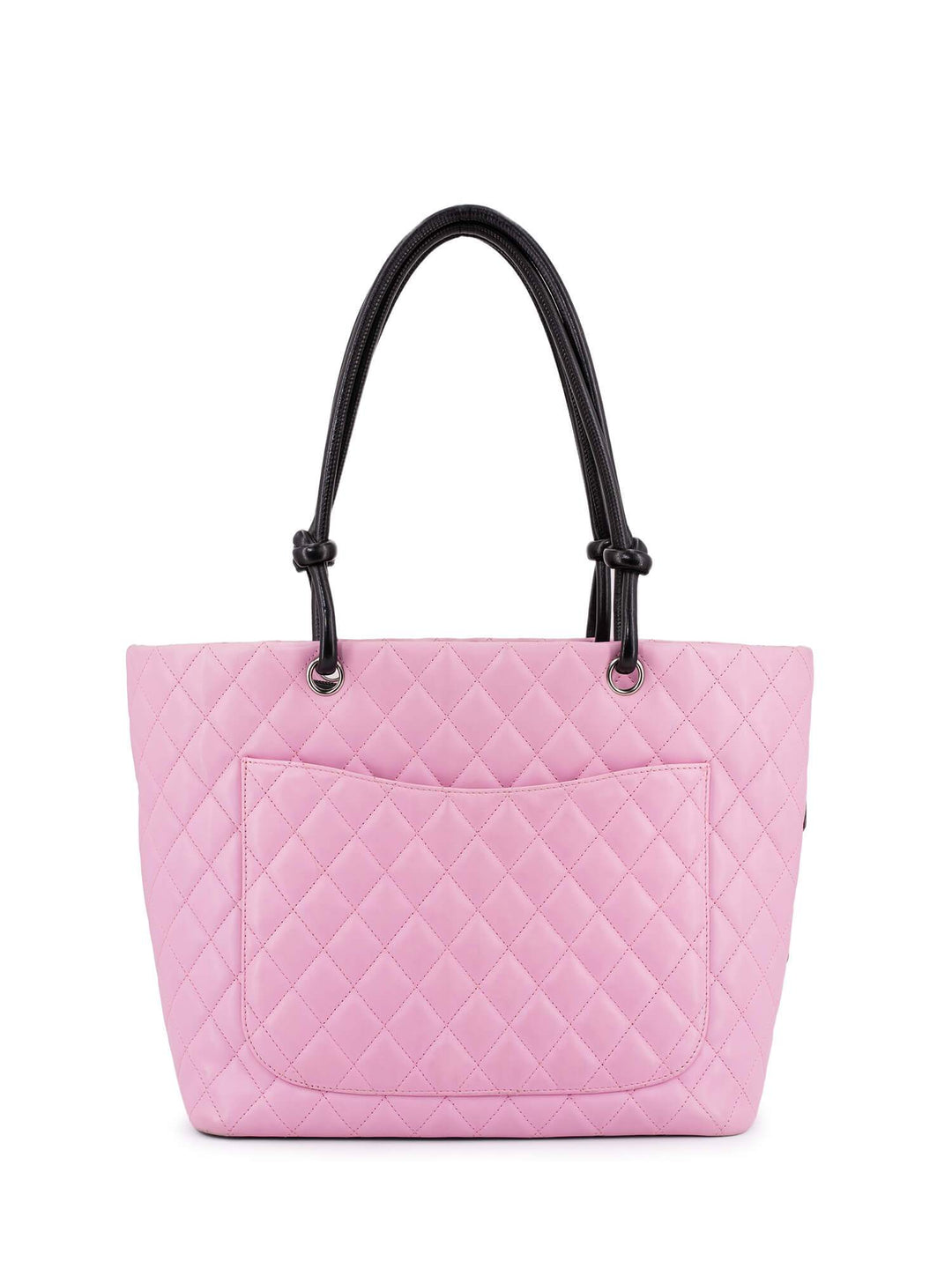 Top Quality Chanel Quilted Leather Cambon Bag Pink