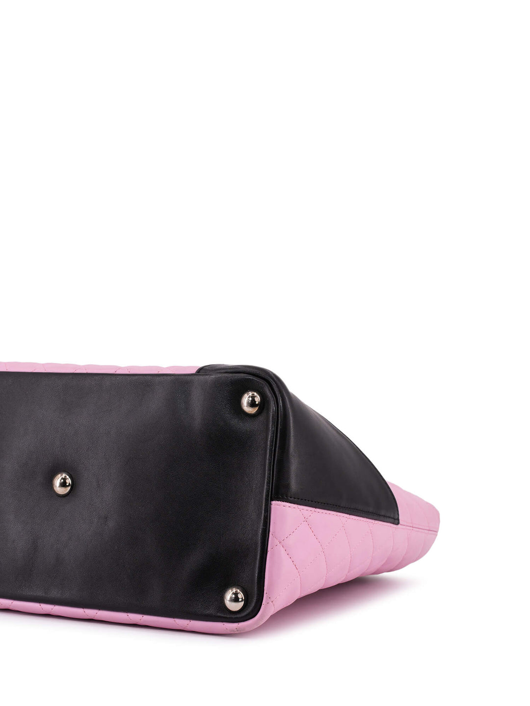 Top Quality Chanel Quilted Leather Cambon Bag Pink