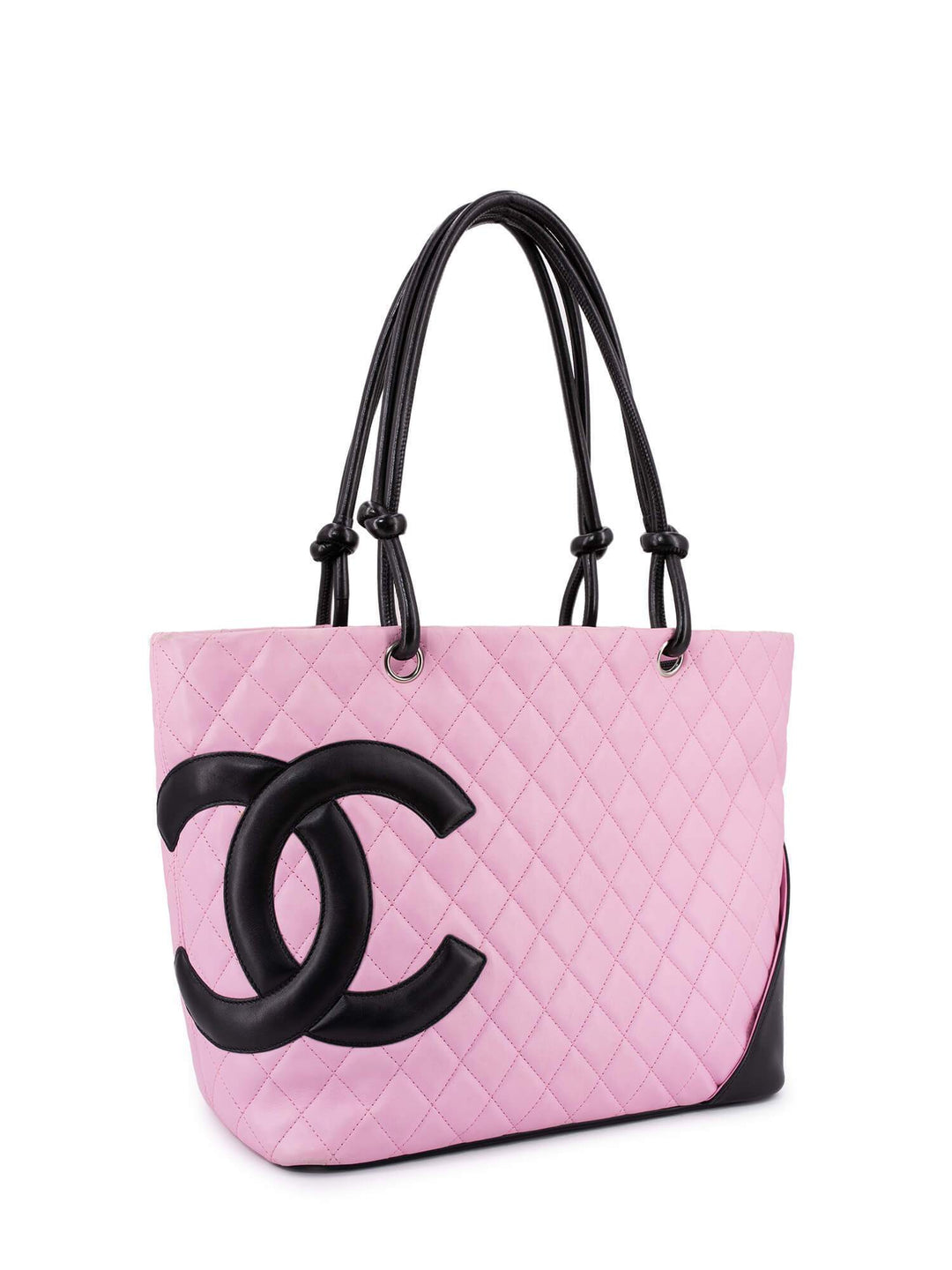 Top Quality Chanel Quilted Leather Cambon Bag Pink