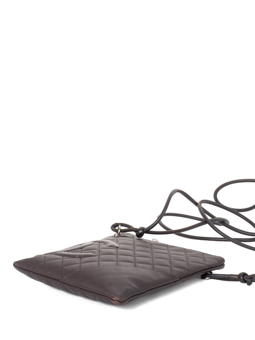 Top Quality Chanel Quilted Leather Cambon Messenger Bag Brown