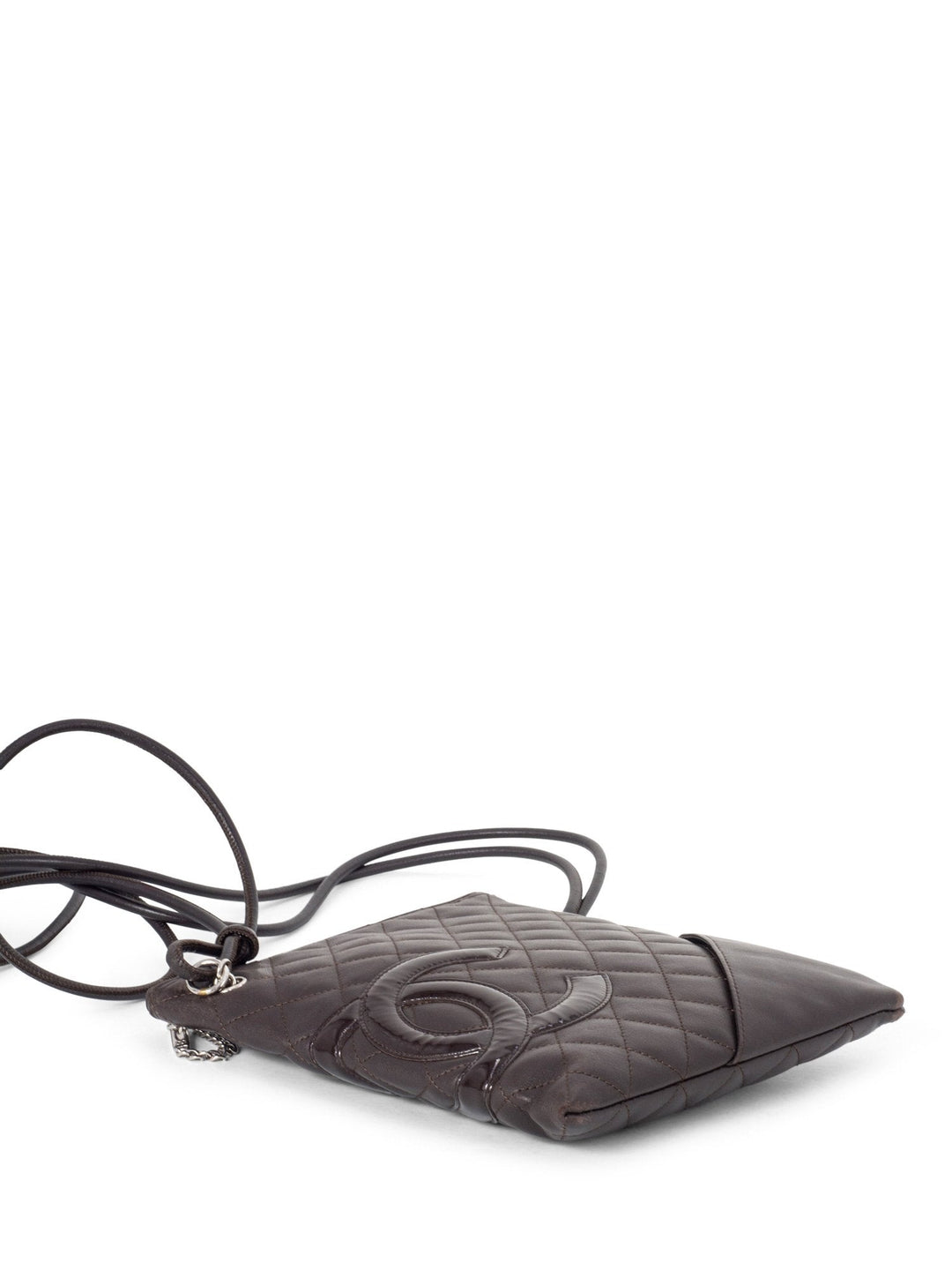 Top Quality Chanel Quilted Leather Cambon Messenger Bag Brown