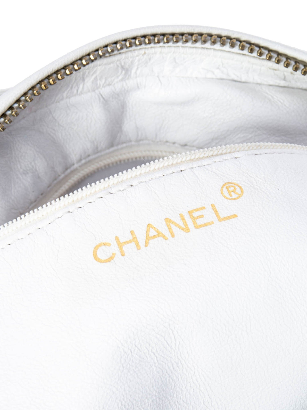 Top Quality Chanel Quilted Leather Camera Bag White