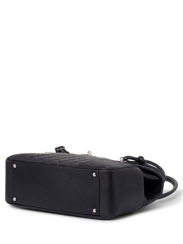 Top Quality Chanel Quilted Leather Jumbo Flap Bag Black