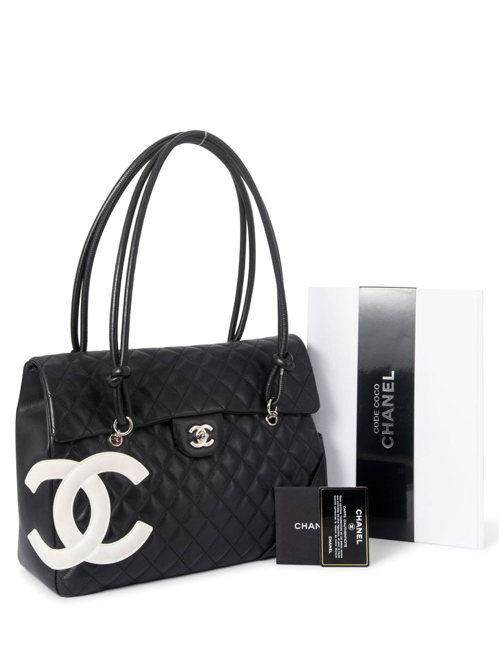 Top Quality Chanel Quilted Leather Jumbo Flap Bag Black