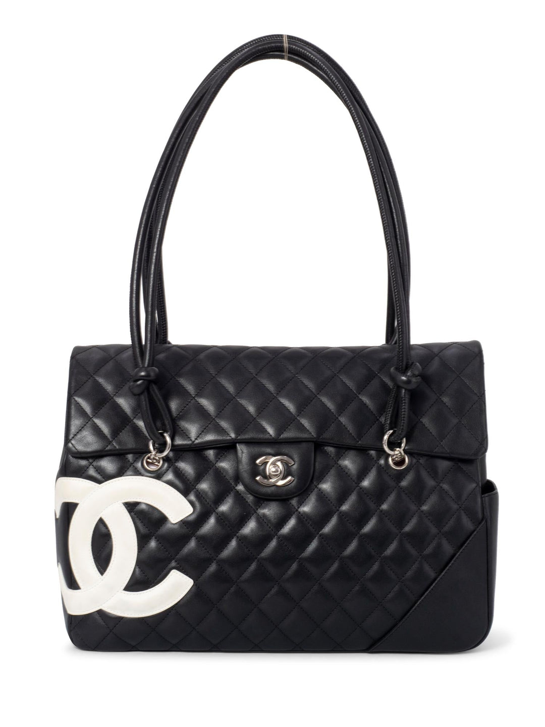 Top Quality Chanel Quilted Leather Jumbo Flap Bag Black