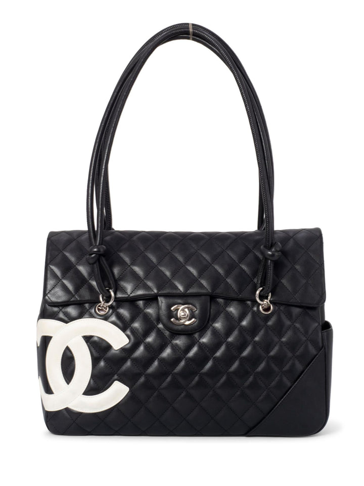 Top Quality Chanel Quilted Leather Jumbo Flap Bag Black