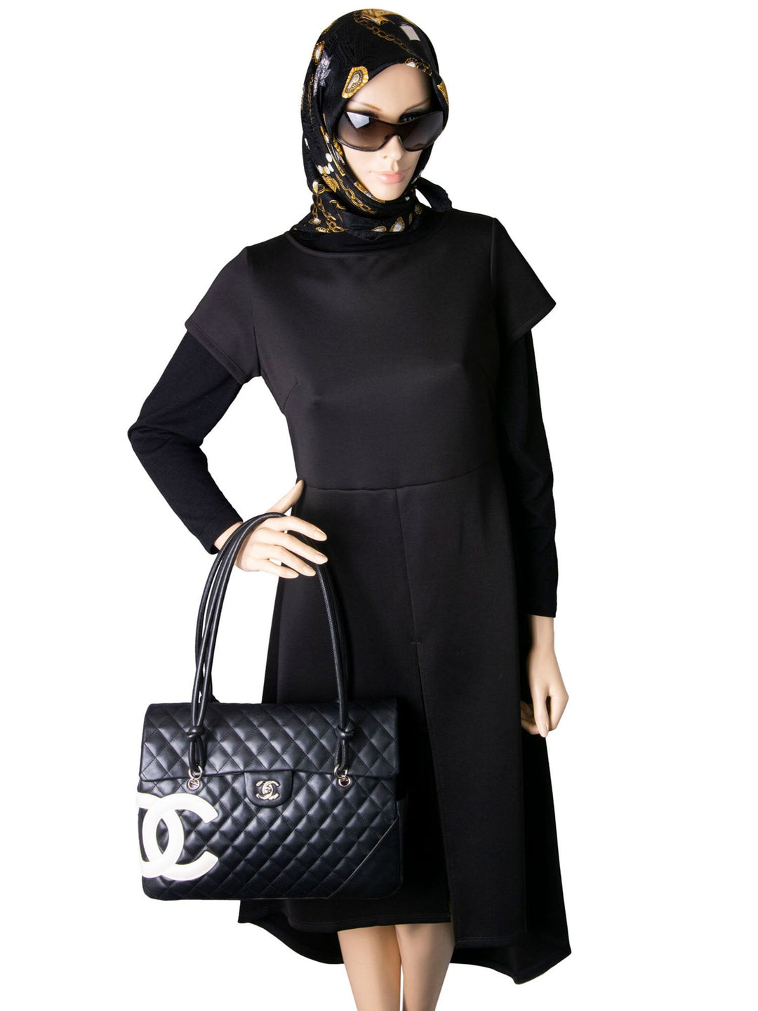 Top Quality Chanel Quilted Leather Jumbo Flap Bag Black