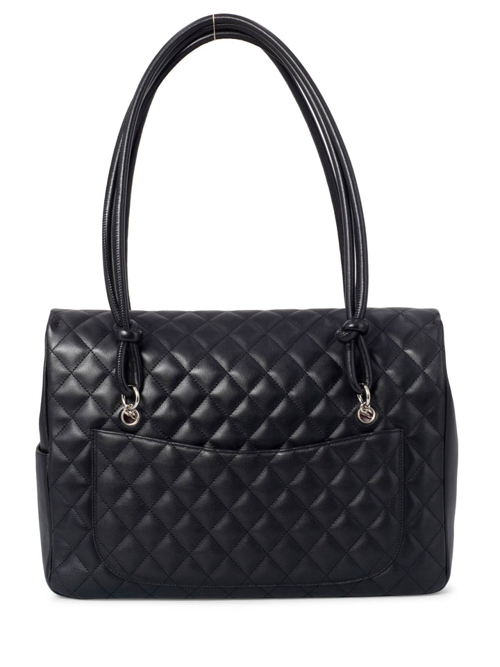 Top Quality Chanel Quilted Leather Jumbo Flap Bag Black