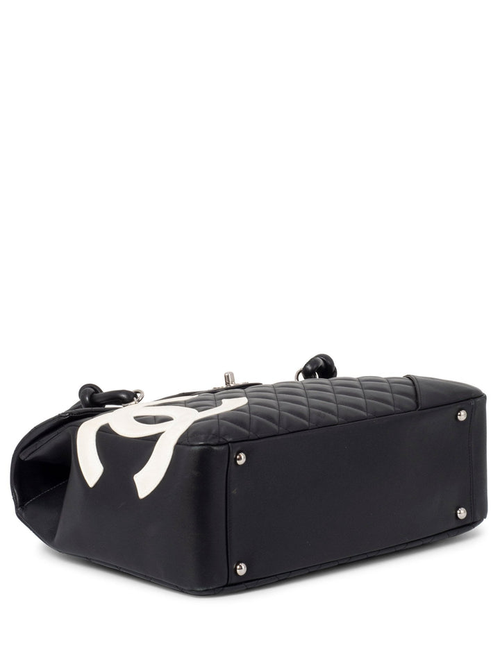 Top Quality Chanel Quilted Leather Jumbo Flap Bag Black