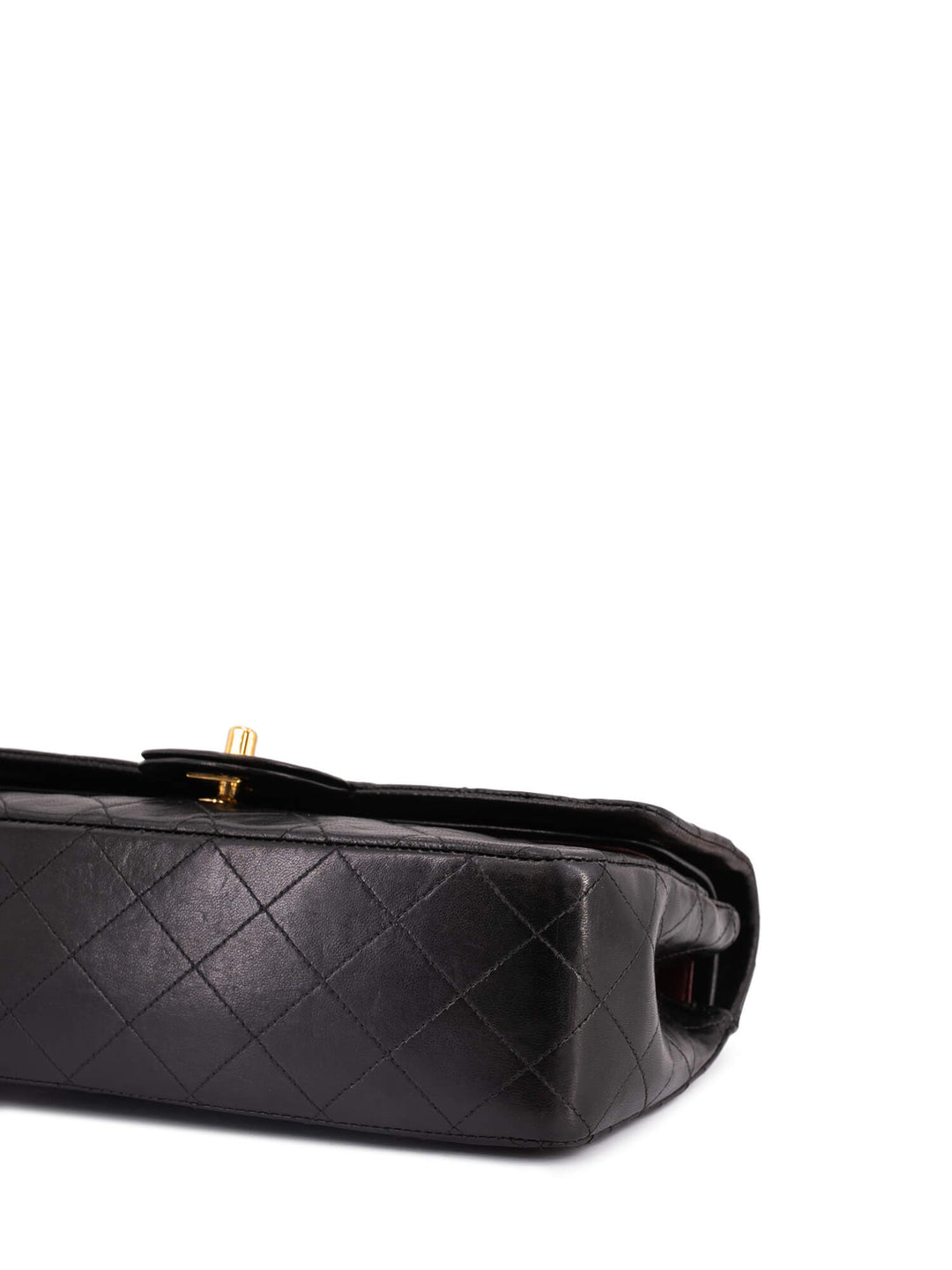 Top Quality Chanel Quilted Leather Medium Double Flap Bag Black