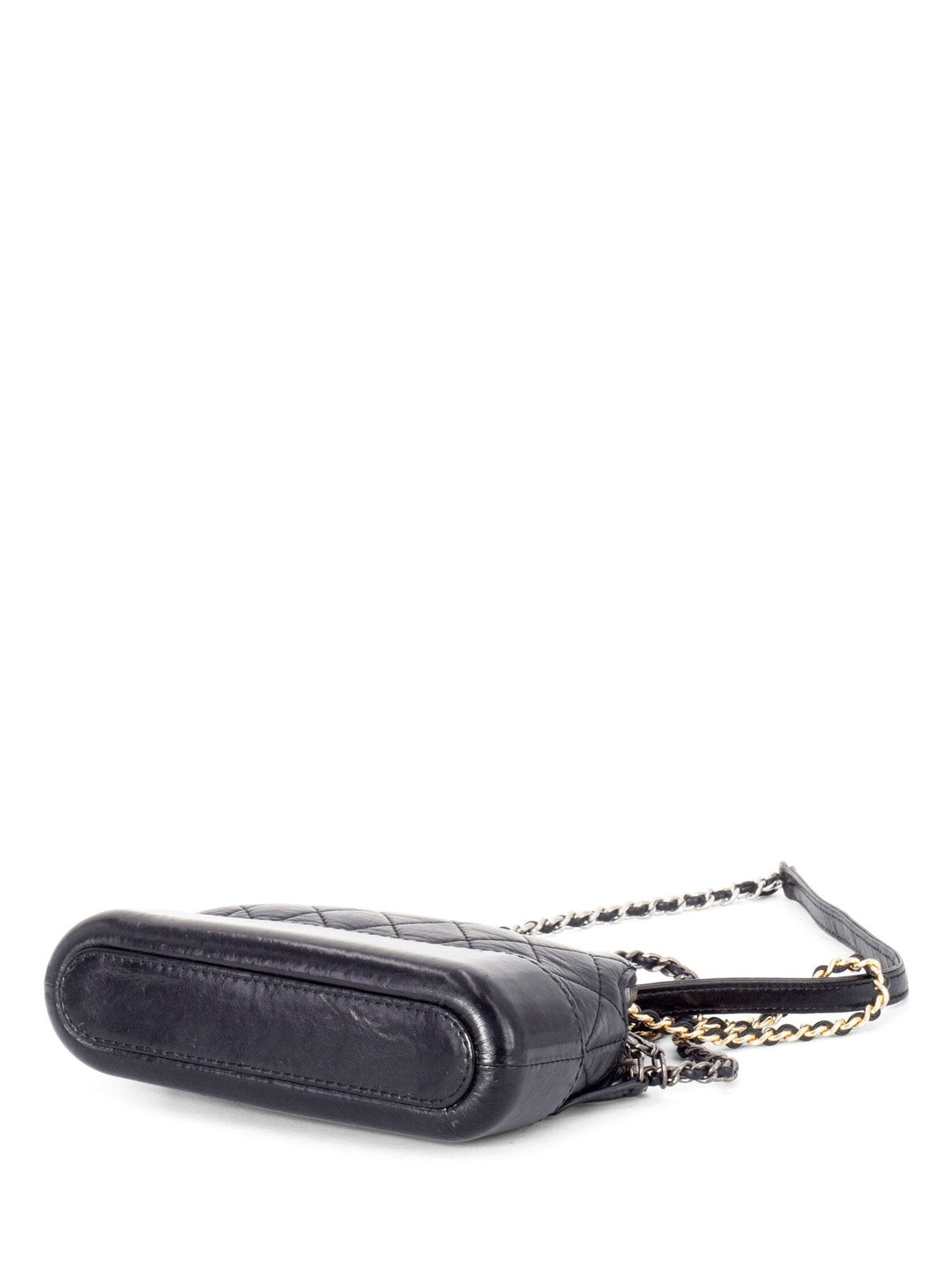 Top Quality Chanel Quilted Leather Mini Gabrielle Messenger Bag Black