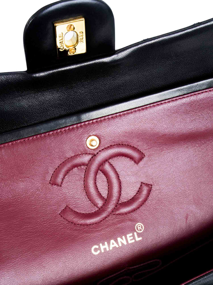 Top Quality Chanel Quilted Leather Small Double Flap Bag Black