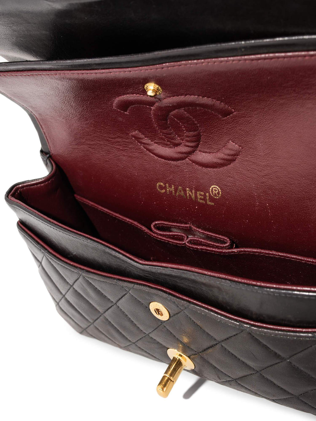 Top Quality Chanel Quilted Leather Small Double Flap Bag Black