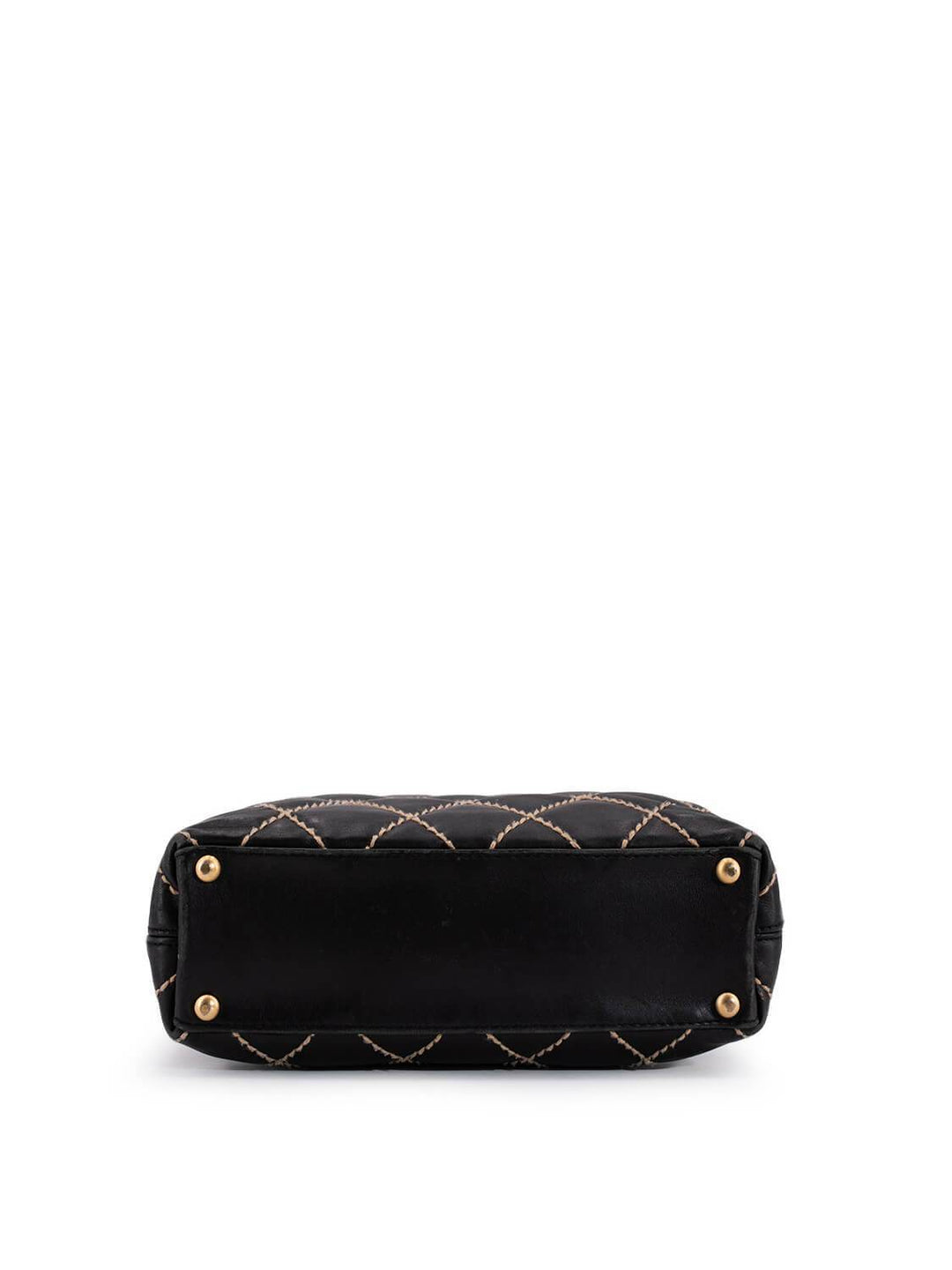 Top Quality Chanel Quilted Leather Surpique Bag Black
