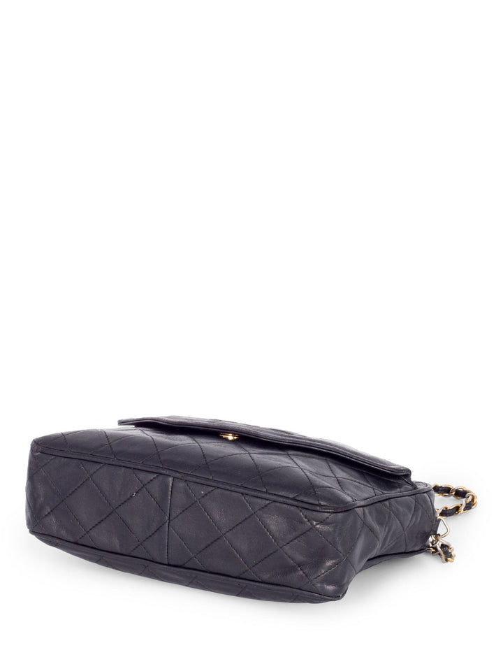 Top Quality Chanel Quilted Leather Tassel Camera Bag Black