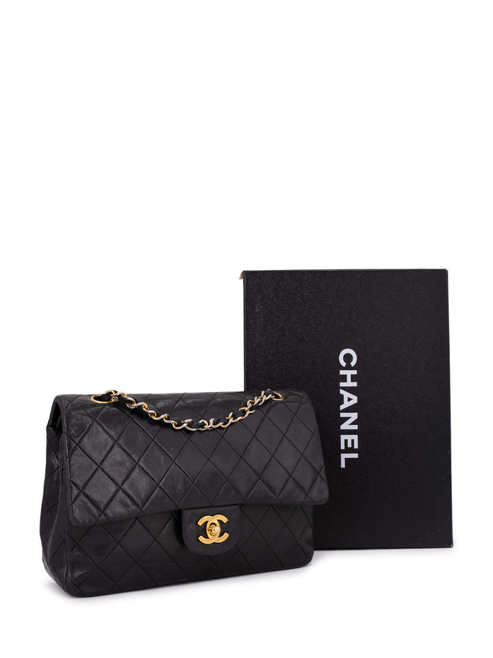 Top Quality Chanel Quilted Medium Double Flap Bag Black