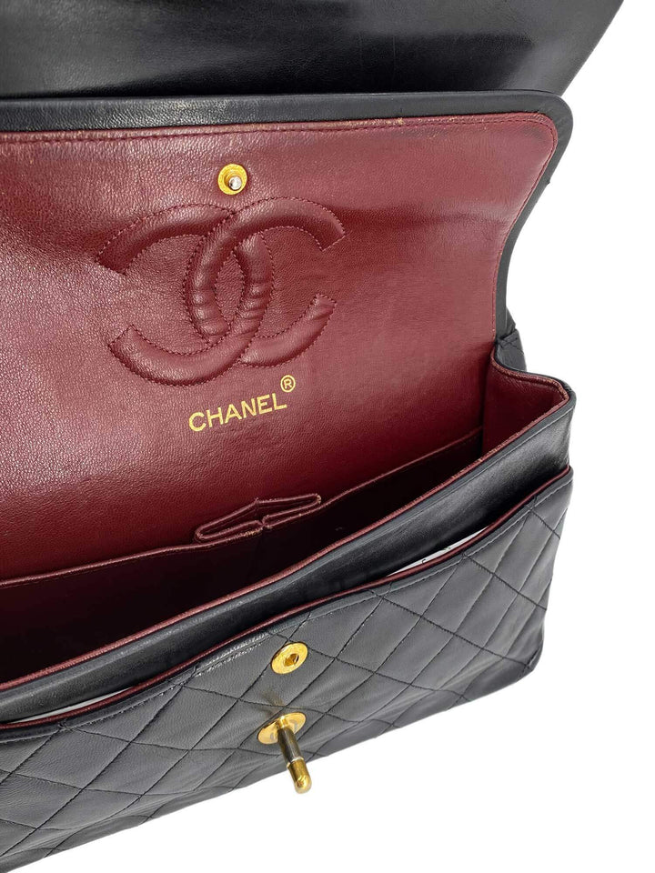 Top Quality Chanel Quilted Medium Double Flap Bag Black