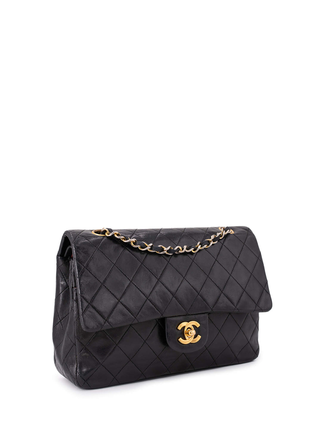Top Quality Chanel Quilted Medium Double Flap Bag Black
