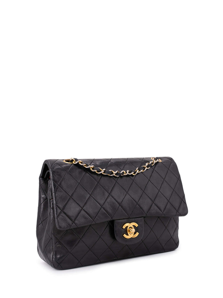Top Quality Chanel Quilted Medium Double Flap Bag Black
