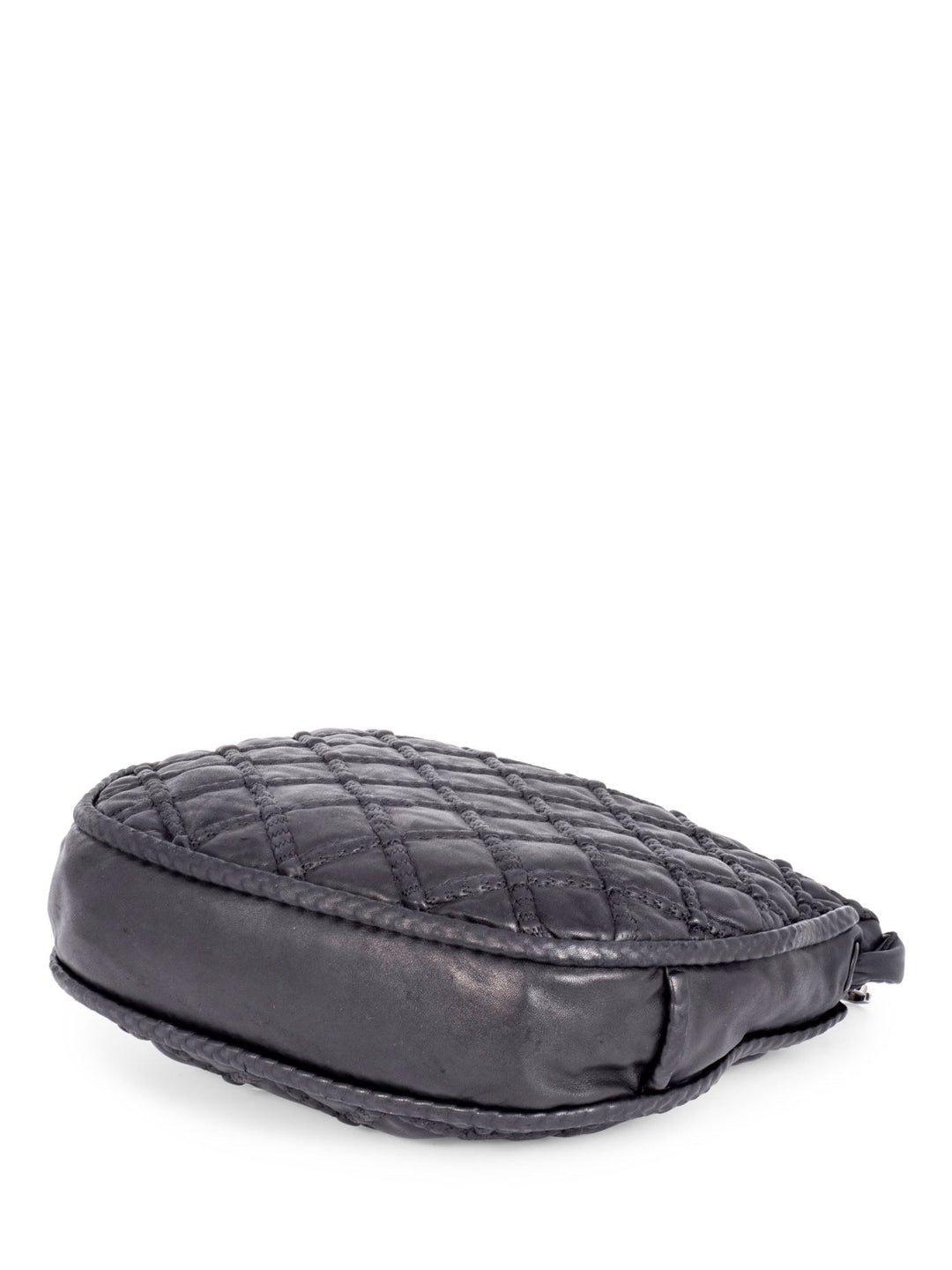 Top Quality Chanel Quilted Soft Leather Hobo Bag Black
