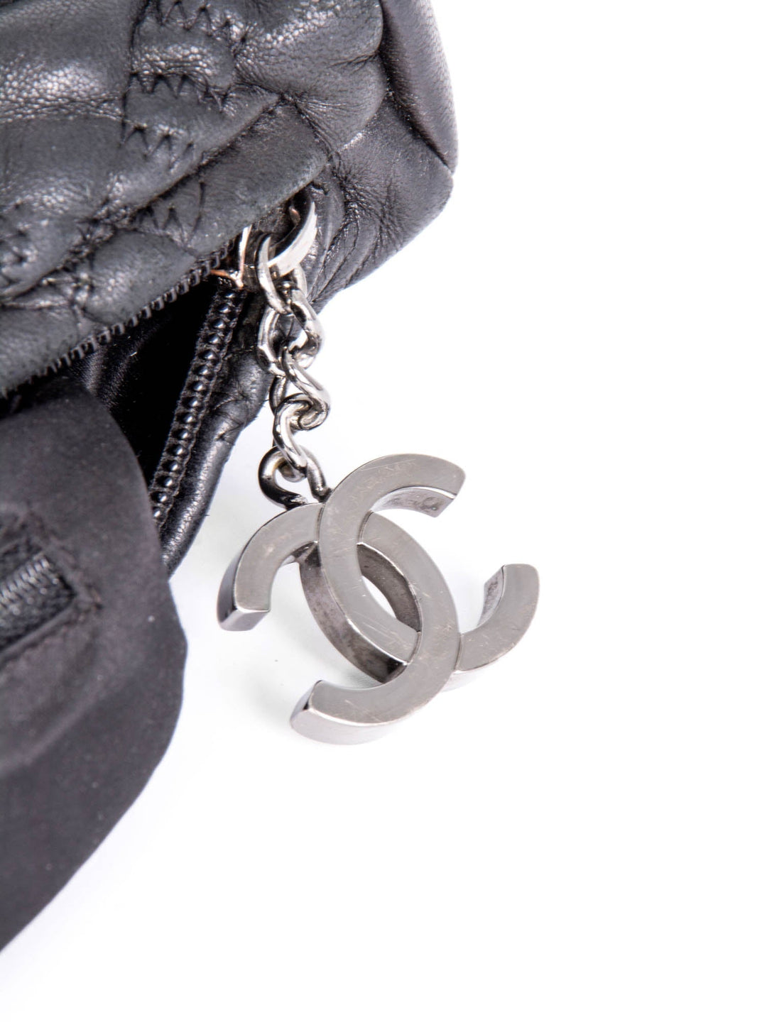 Top Quality Chanel Quilted Soft Leather Hobo Bag Black