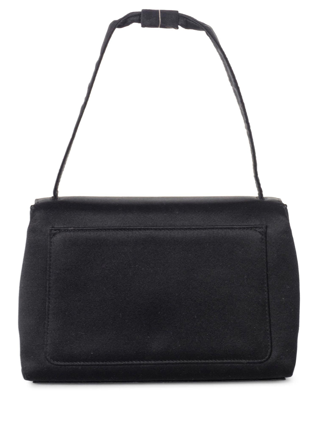 Top Quality Chanel Satin 24K Gold Camellia Mini Flap Bag Black