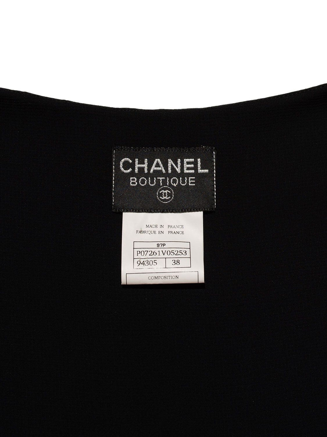 Top Quality Chanel Silk Pleated Mini Dress Black