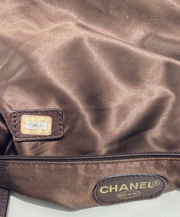 Top Quality Chanel Suede Shoulder Bag Brown
