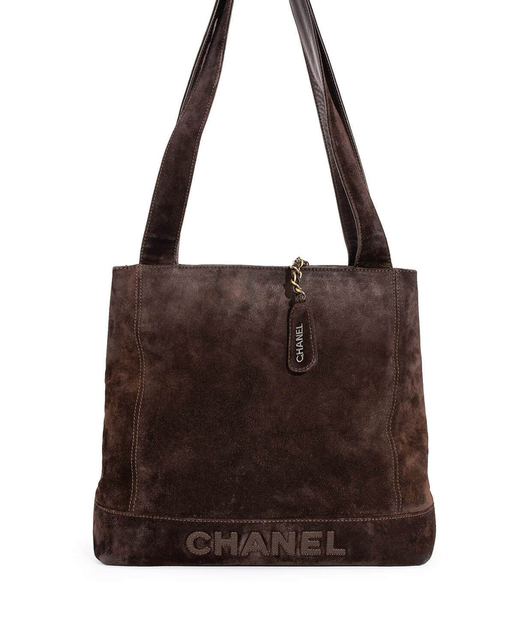Top Quality Chanel Suede Shoulder Bag Brown