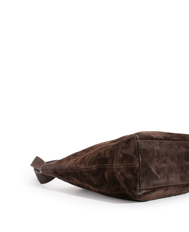 Top Quality Chanel Suede Shoulder Bag Brown