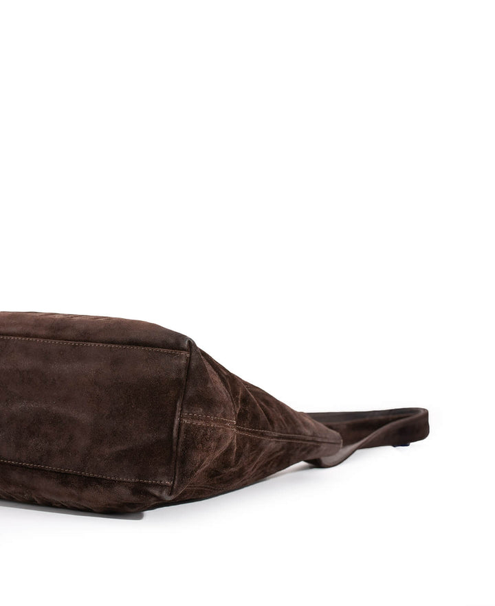 Top Quality Chanel Suede Shoulder Bag Brown
