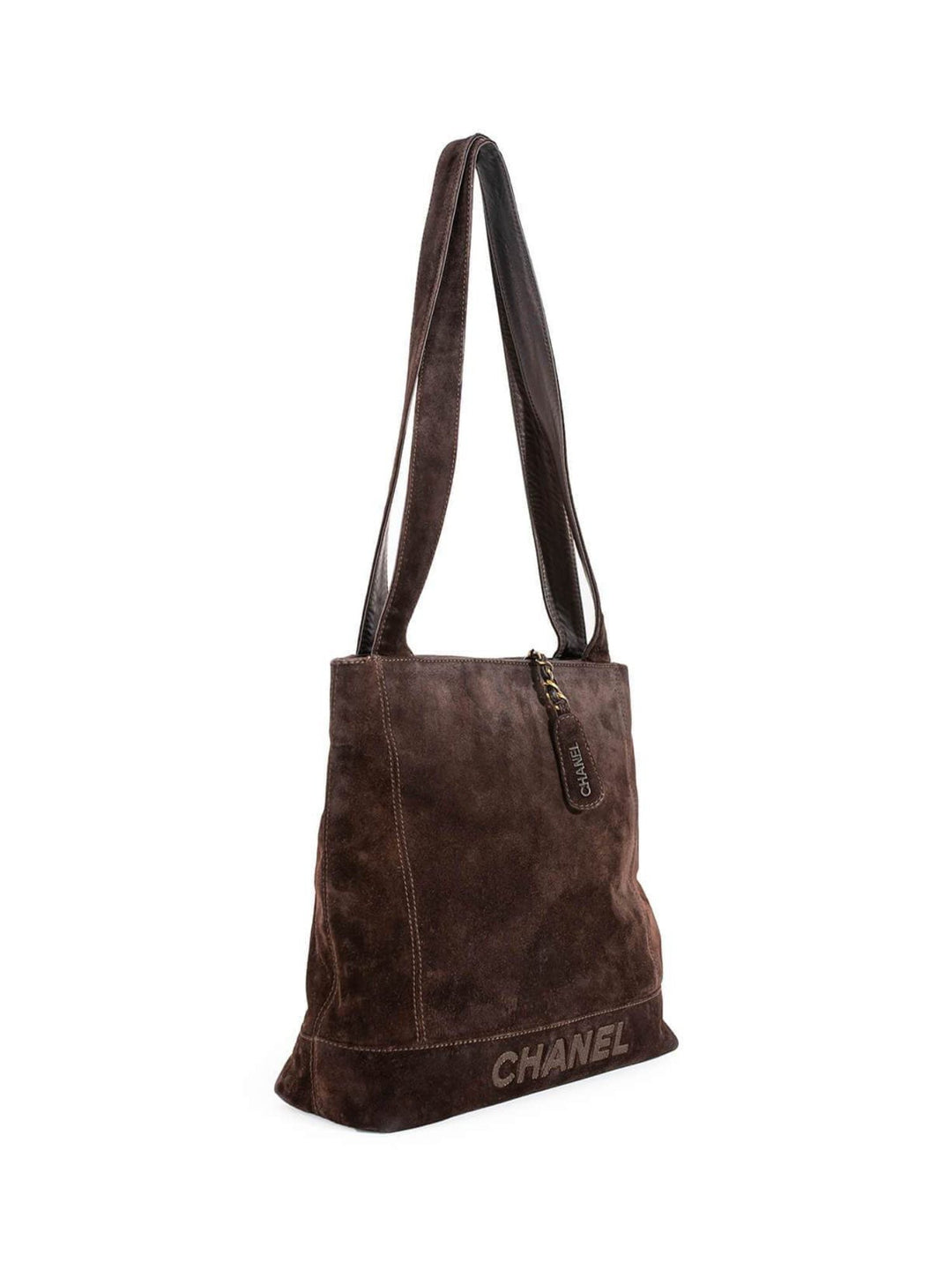 Top Quality Chanel Suede Shoulder Bag Brown
