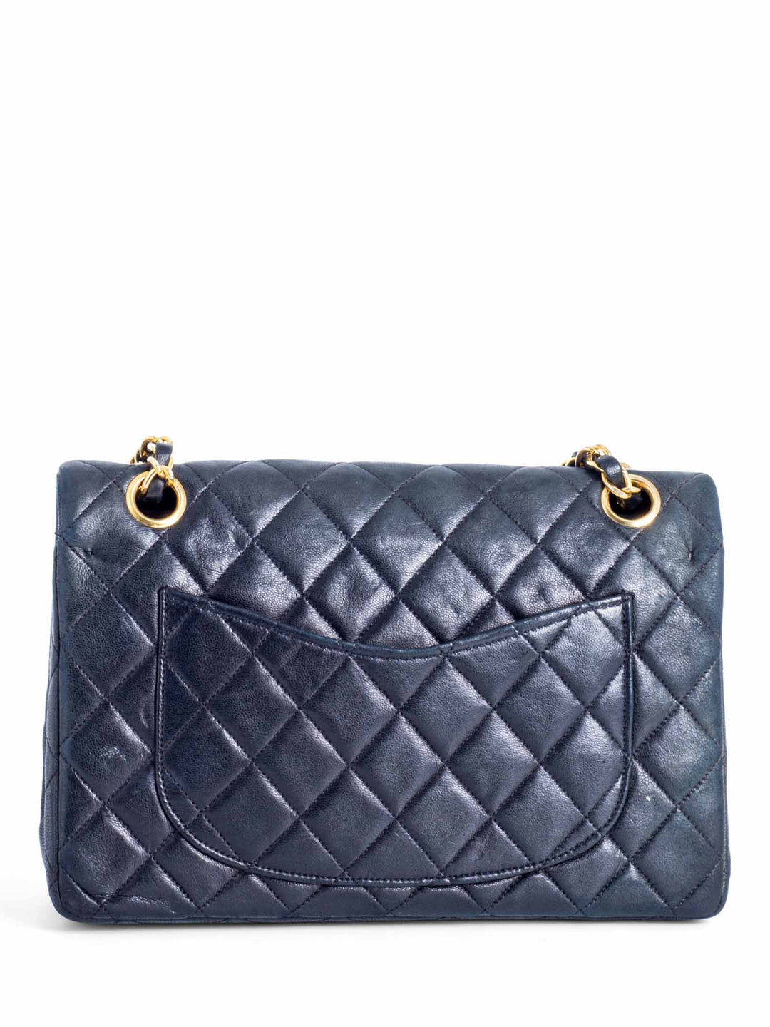 Top Quality Chanel Vintage 2.55 Quilted Leather Small Double Flap Bag Black