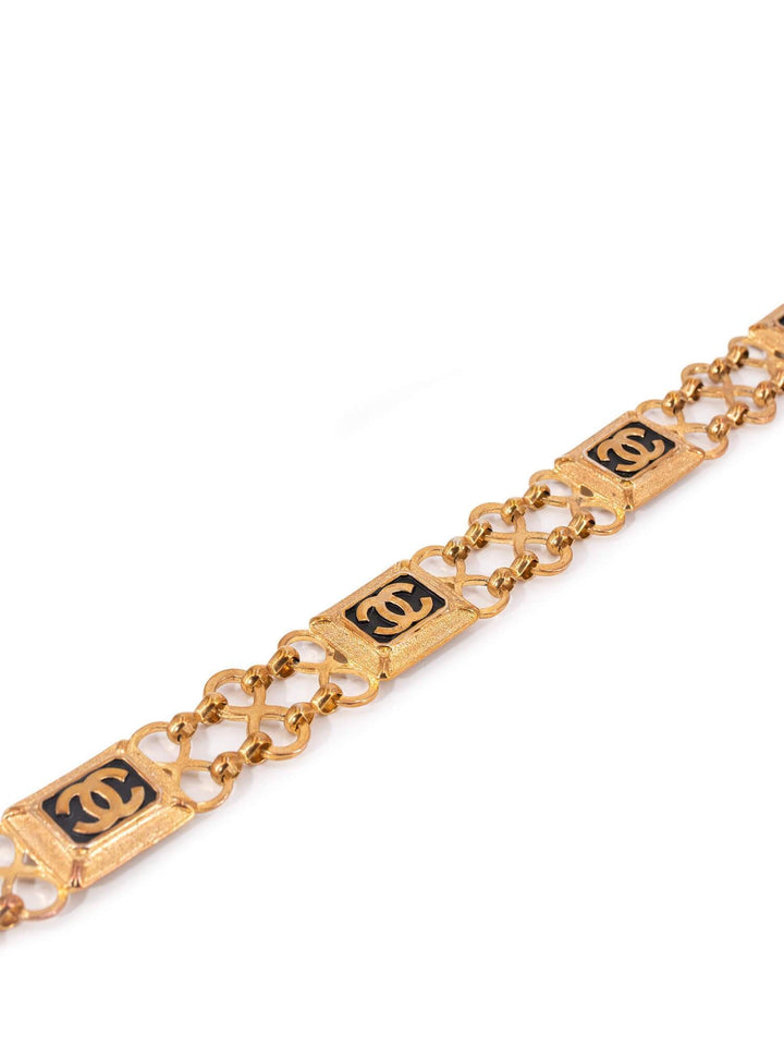 Top Quality Chanel Vintage CC Logo Gold Chain Link Belt