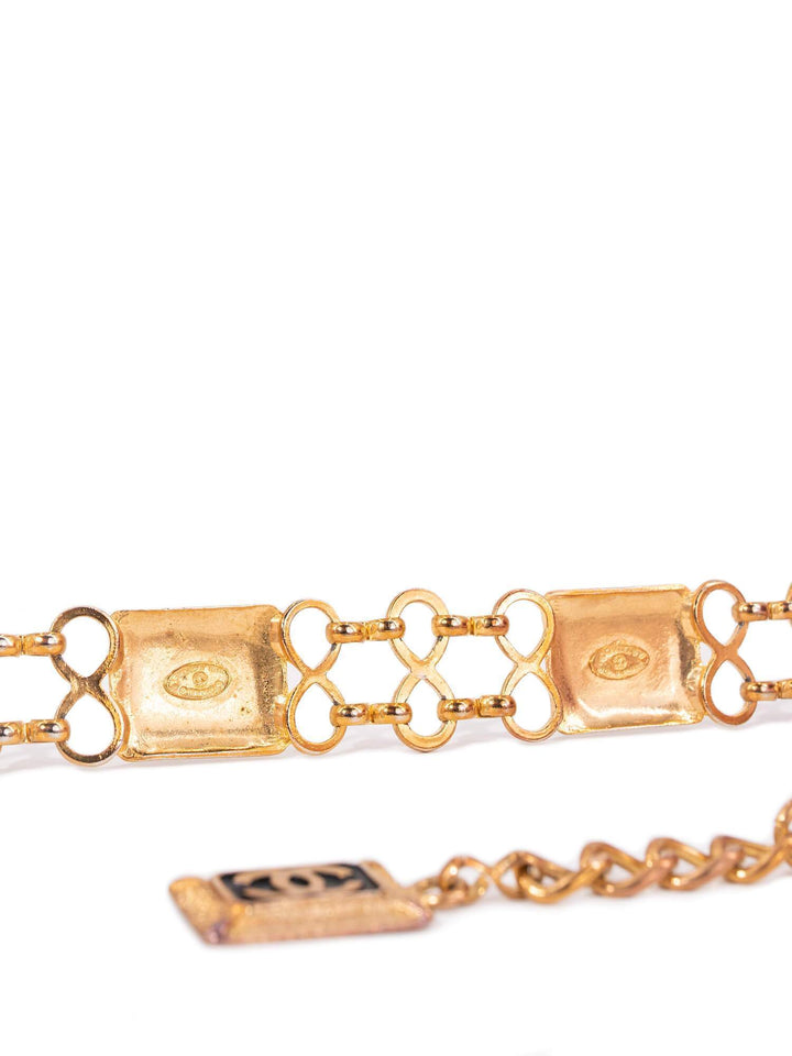 Top Quality Chanel Vintage CC Logo Gold Chain Link Belt