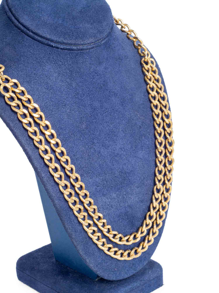 Top Quality Chanel Vintage Chain Belt Necklace Gold