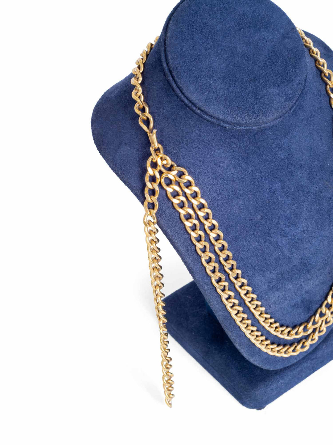 Top Quality Chanel Vintage Chain Belt Necklace Gold