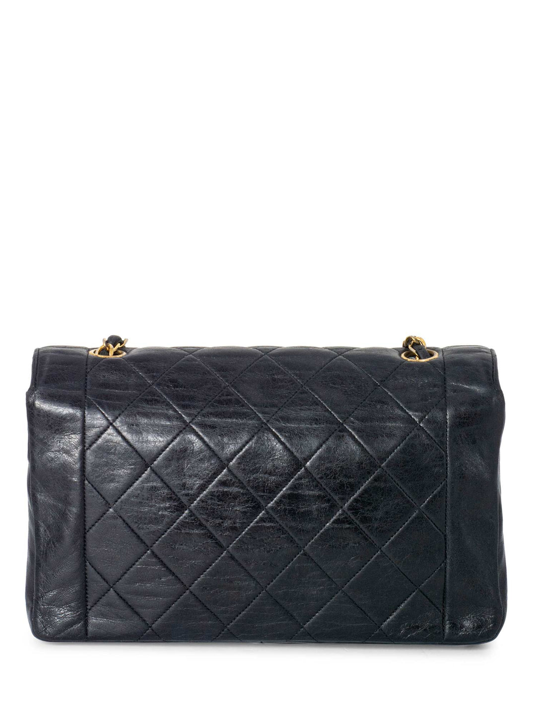 Top Quality Chanel Vintage Diana Flap Medium Bag Black