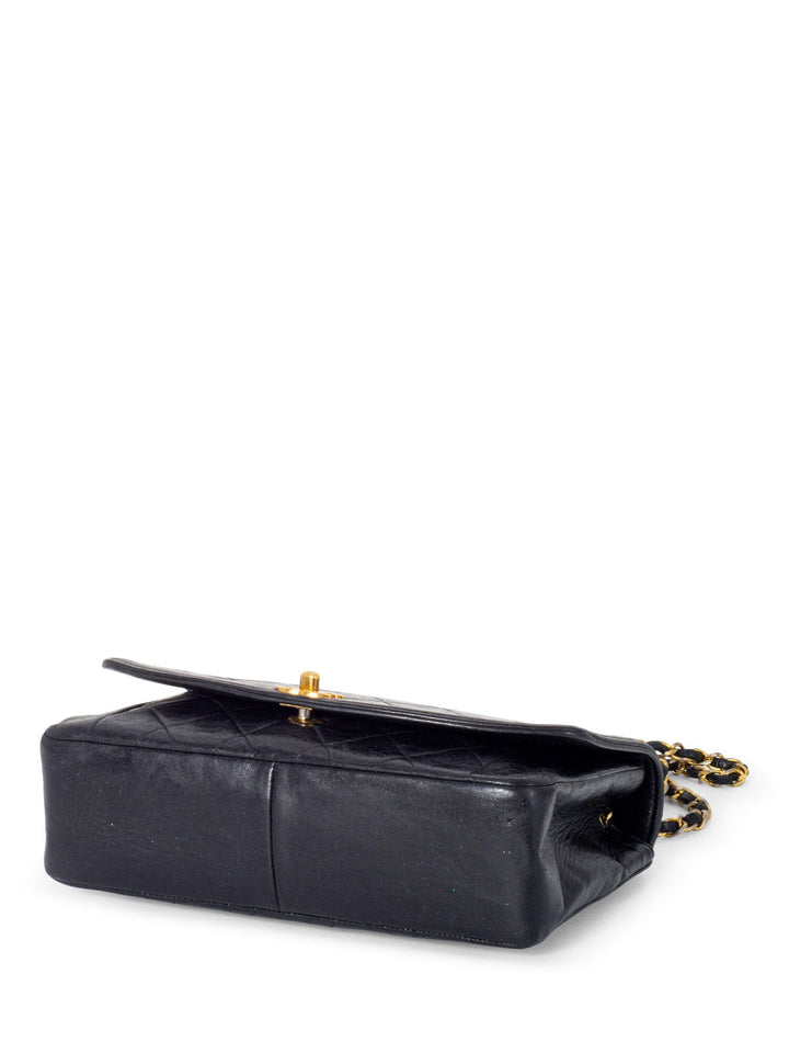 Top Quality Chanel Vintage Diana Flap Medium Bag Black