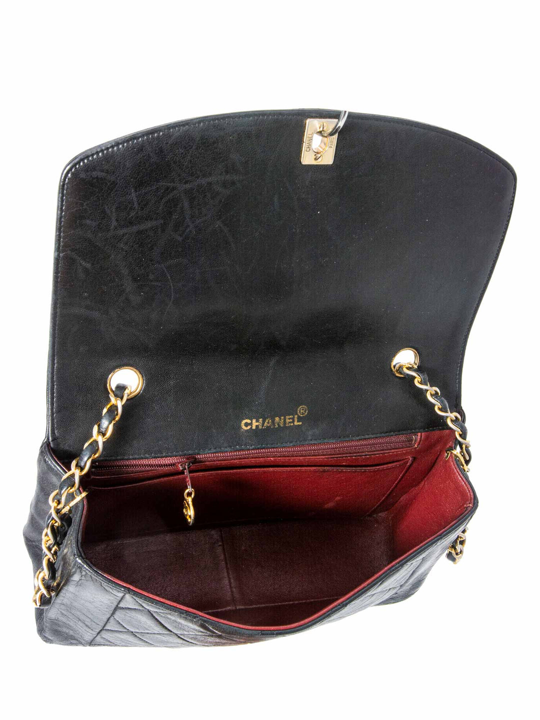 Top Quality Chanel Vintage Diana Flap Medium Bag Black
