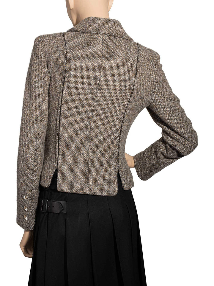 Top Quality Chanel Wool Tweed Jacket Beige